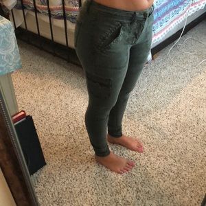 Mossimo Green Jegging Pants